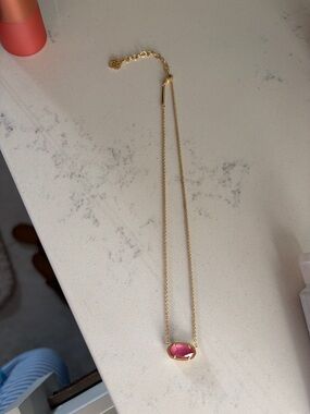 Pink Kendra Scott necklace